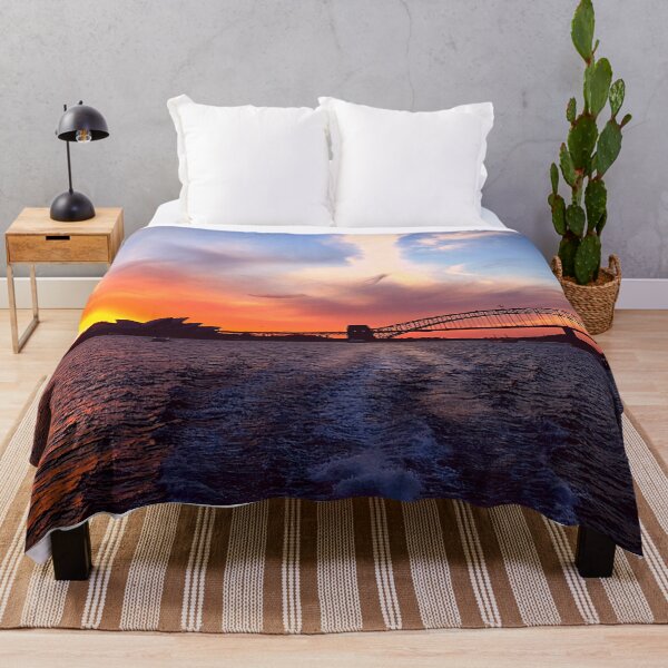 Item preview, Sunset and sunrise in Sydney with harbour bridge | Australia designed and sold by TatianaLG.