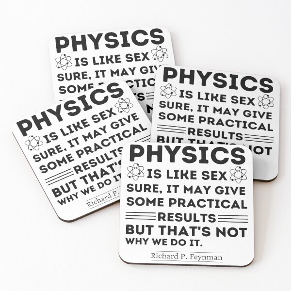 Item preview, Richard Feynman Funny Quote about Physics - Physics Lovers gift designed and sold by Yula Tees.