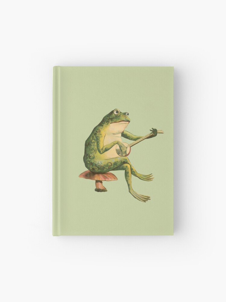 Frog Notebook Journal. Vintage Frog Themed Cottagecore Gifts, 