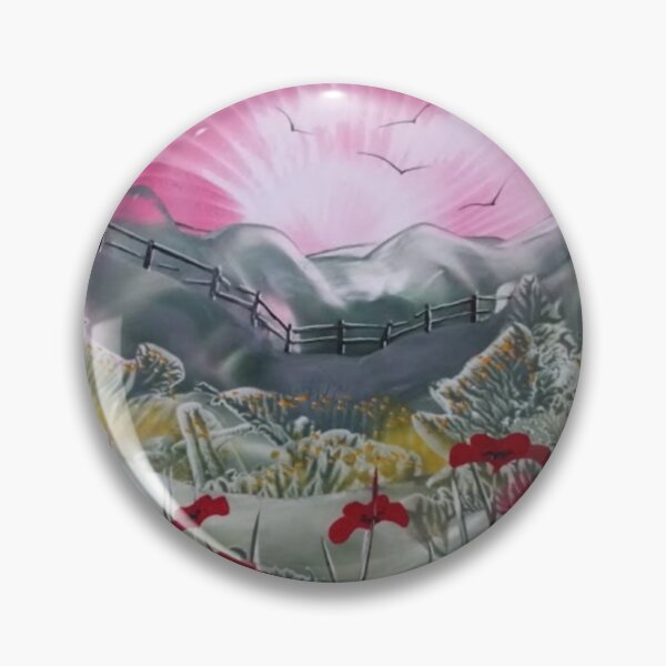 Item preview, Poppy Sunrise Encaustic Art designed and sold by Wendy Usher.
