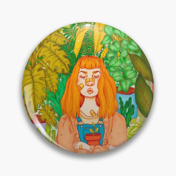 Item preview, Late Bloomer -  Girl with Plants Digital Artwork  designed and sold by volttrash.
