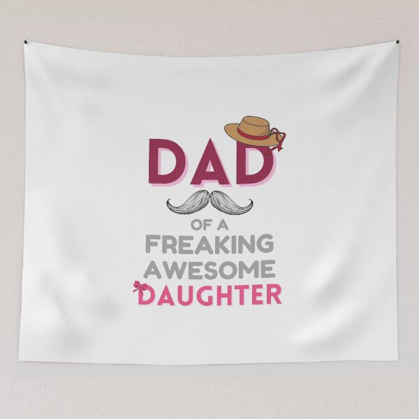 Item preview, Dad Of A Freaking Awesome Daughter - Father's Day designed and sold by Promedia.