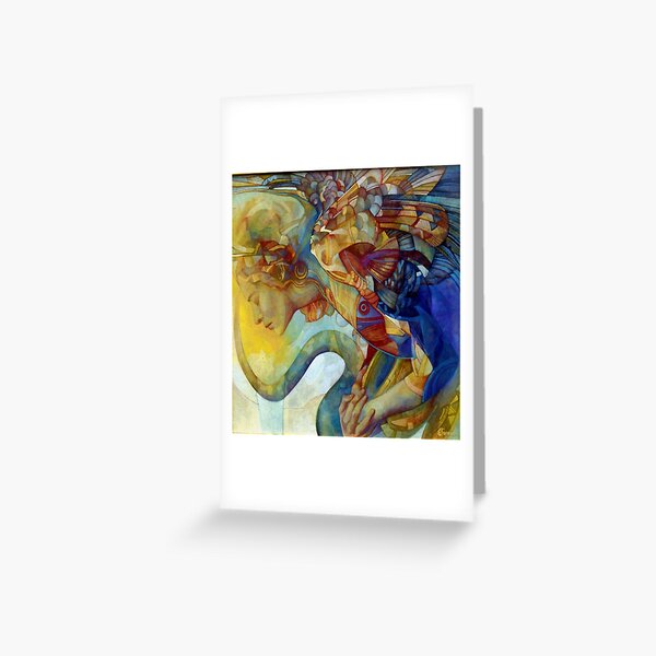 rainbow harpy Greeting Card