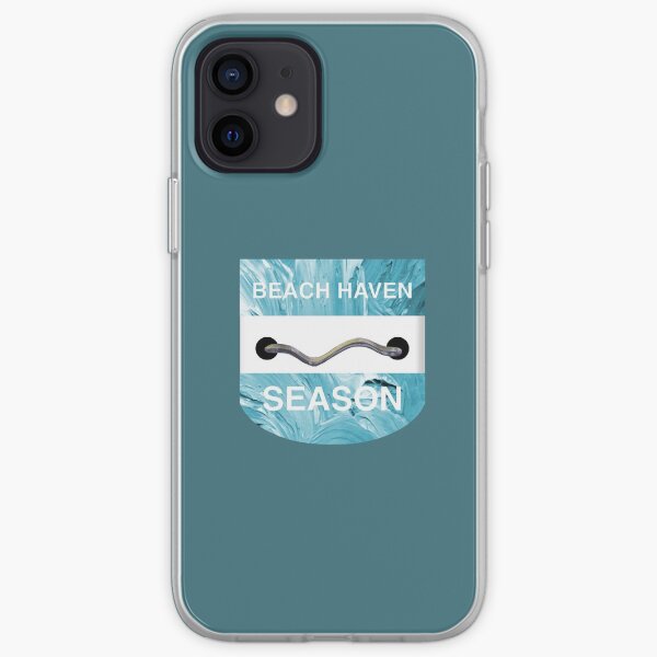 Beach Haven Beach Badge iPhone Soft Case