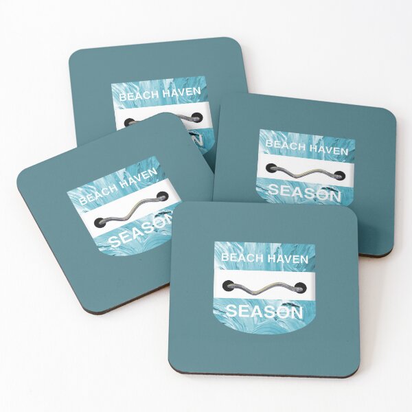Item preview, Beach Haven Beach Badge designed and sold by coleenross.