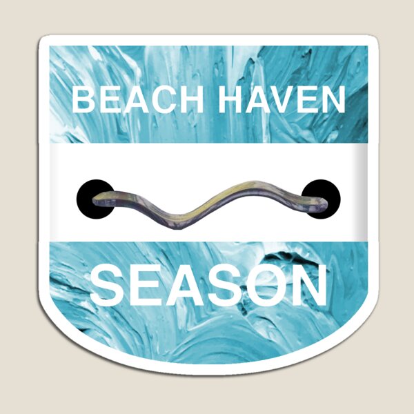 Item preview, Beach Haven Beach Badge designed and sold by coleenross.