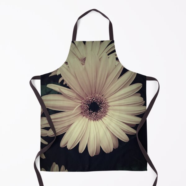 Item preview, Creamy Yellow Gerbera Daisy Flower Modern Cottage Chic Matted Picture A065 designed and sold by byNicol.