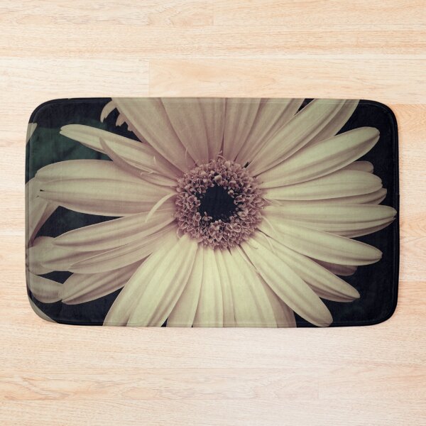 Item preview, Creamy Yellow Gerbera Daisy Flower Modern Cottage Chic Matted Picture A065 designed and sold by byNicol.