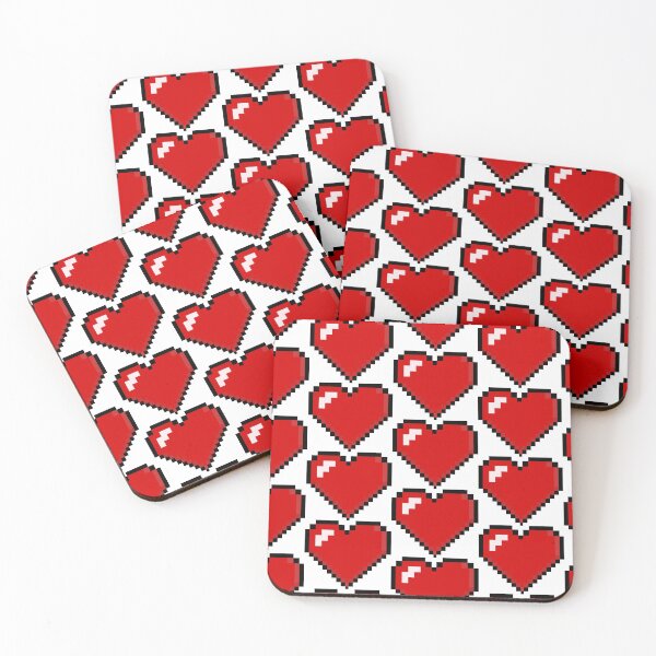 Item preview, 8 Bit LoveHeart Print designed and sold by Auto-Prints.