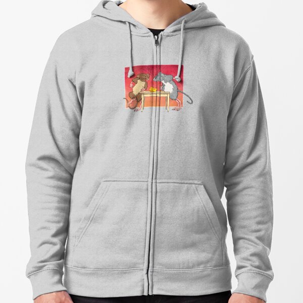 Politics as Usual or You Moved My Cheese Zipped Hoodie