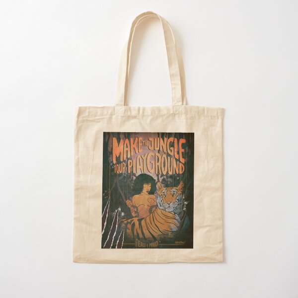 MAKE THE JUNGLE YOUR PLAYGROUND Cotton Tote Bag