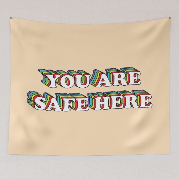 Item preview, You are safe here designed and sold by Statim.