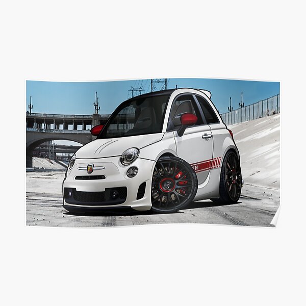Photo Picture Poster Print Art A0 to A4 FIAT 500 ABARTH AB472 CAR POSTER