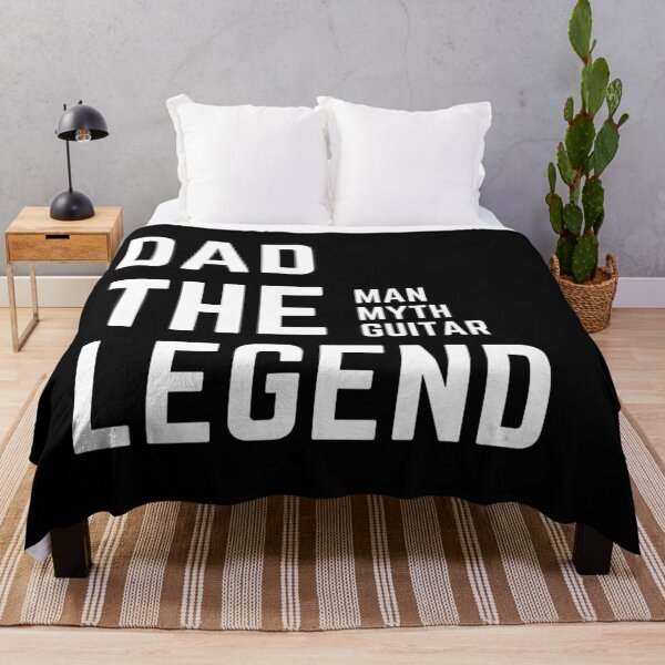 Item preview, DAD THE MAN THE MYTH THE GUITAR LEGEND sarcastic quote TSHIRT [P-Q 158B][836]  designed and sold by HIPNOTIZAR  CRAFTS.