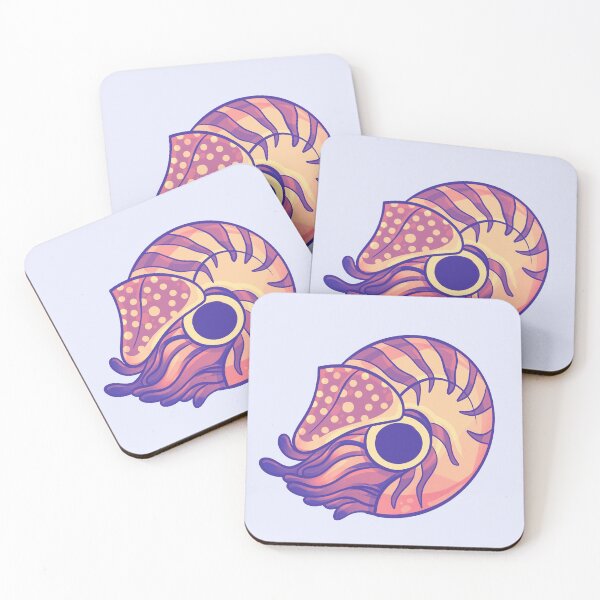 Item preview, Cute Sunset Nautilus designed and sold by GalaxyChicken.