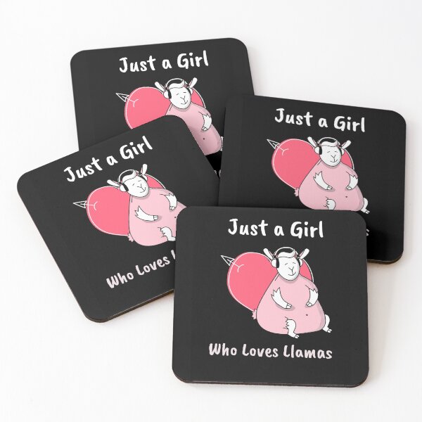 Item preview, Just a Girl Who Loves Llamas designed and sold by boopsblunt.