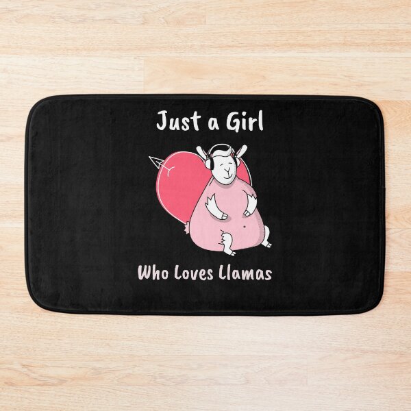 Item preview, Just a Girl Who Loves Llamas designed and sold by boopsblunt.