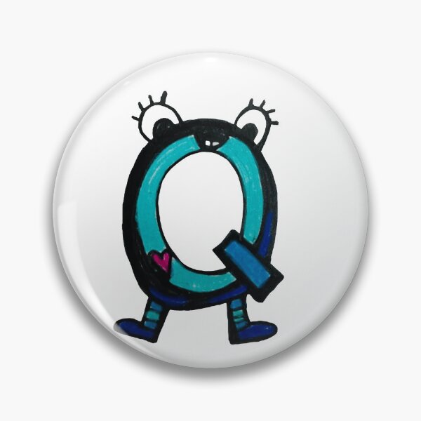 Item preview, Q is for Quack: Letter Q Alien Robot designed and sold by StudioZeta.