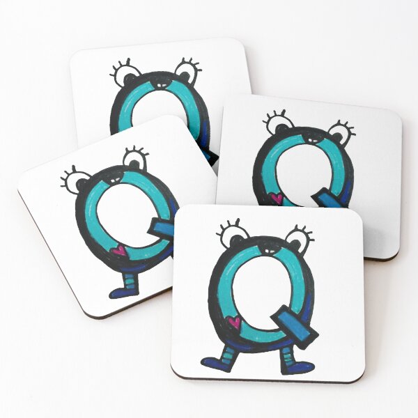 Item preview, Q is for Quack: Letter Q Alien Robot designed and sold by StudioZeta.