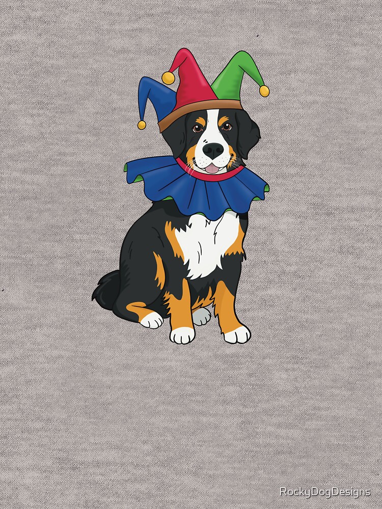 "Bernese Mountain Dog jester costume" Lightweight Hoodie by