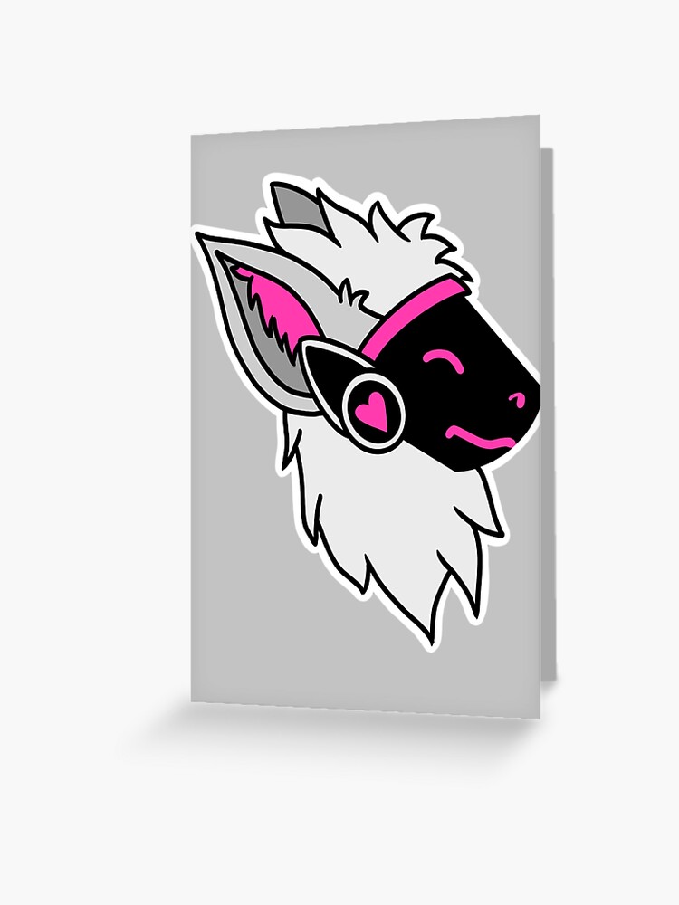 Protogen Mask | Greeting Card