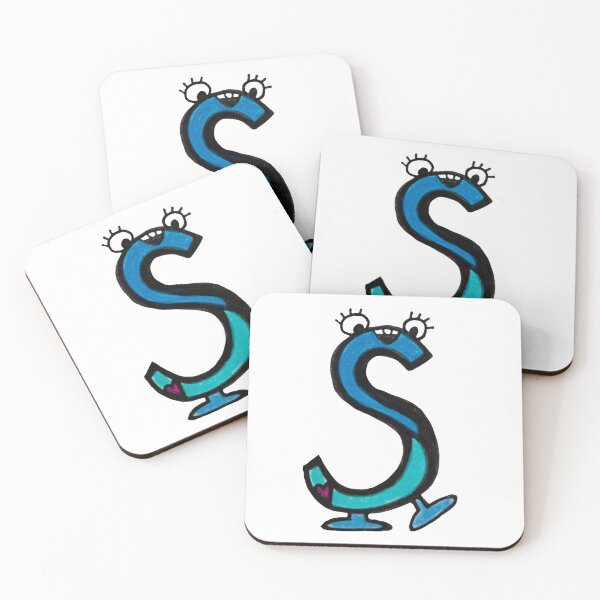 Item preview, S is for Smile: Letter S Alien Robot designed and sold by StudioZeta.