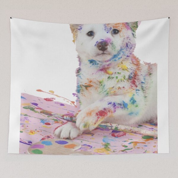 Item preview, Colored Dog Hockey designed and sold by Online1.