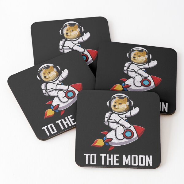 Item preview, Dogecoin To The Moon Rocket designed and sold by lamweixing.