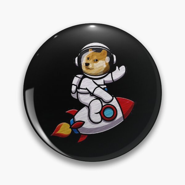 Item preview, Dogecoin To The Moon Rocket designed and sold by lamweixing.