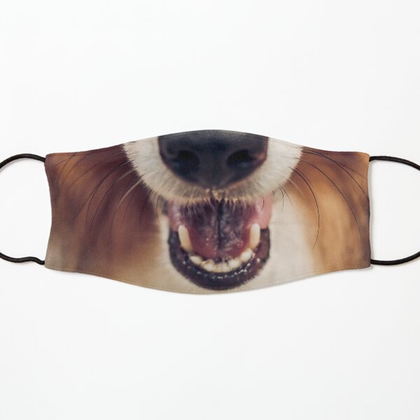 Dog Nose Sheltie Smile Kids Mask