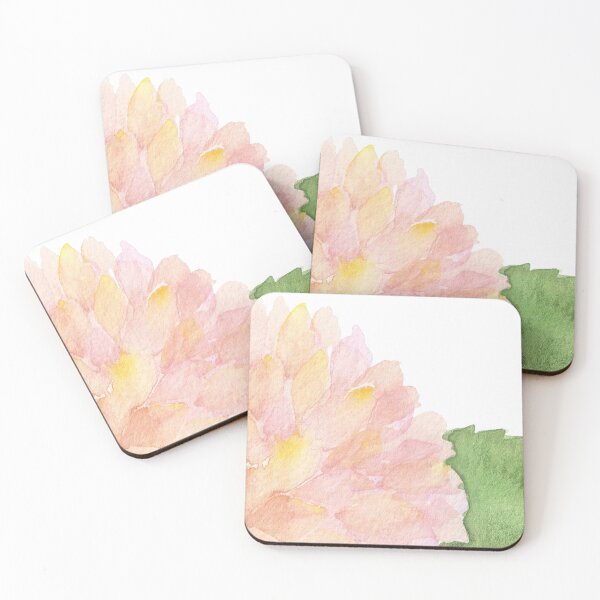Item preview, Dahlia, floral watercolor painting designed and sold by SharonRoseR.