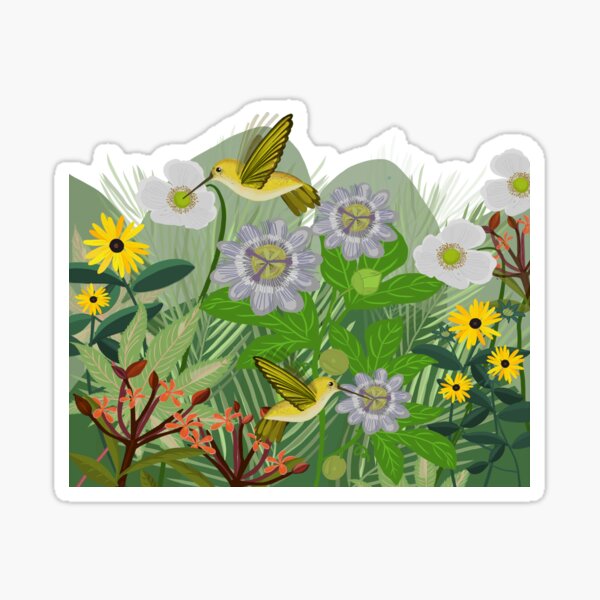 JARDIN EXOTIQUE Sticker