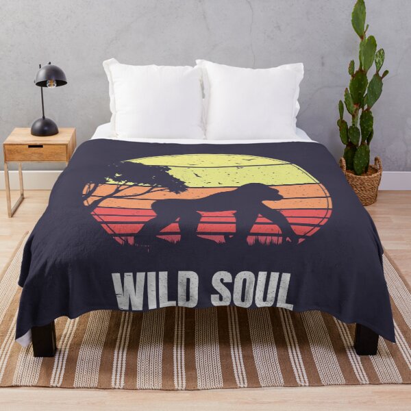 Item preview, Gorilla Great Ape Vintage Retro Sunset - Wild Soul designed and sold by faudeltn.