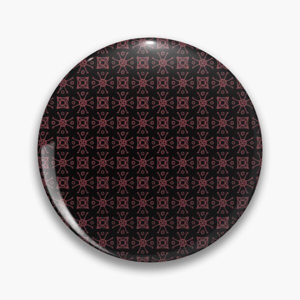 Item preview,  Geometric Pattern Doodly Black Burgundy designed and sold by Antava.