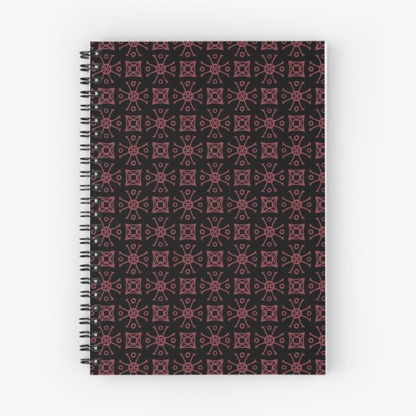 Item preview,  Geometric Pattern Doodly Black Burgundy designed and sold by Antava.