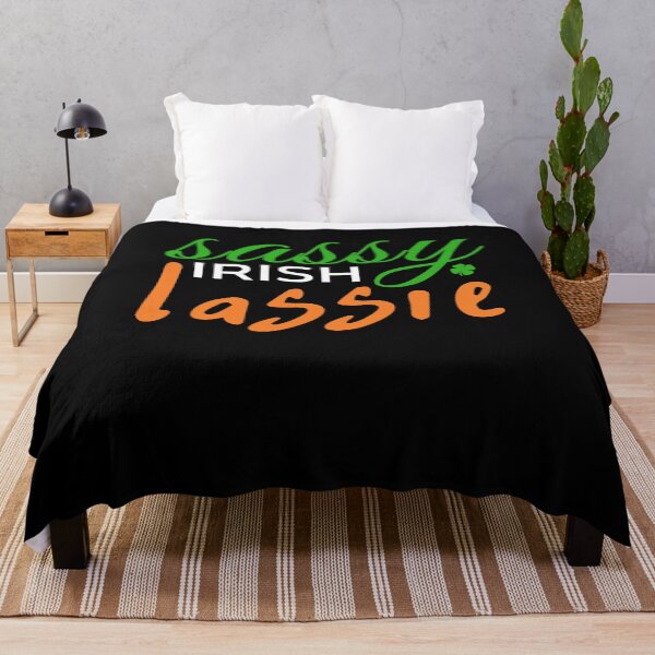 Item preview, Sassy Irish Lassie Cute Irish Girl St.Patricks Day Slogan designed and sold by sillyquestions.