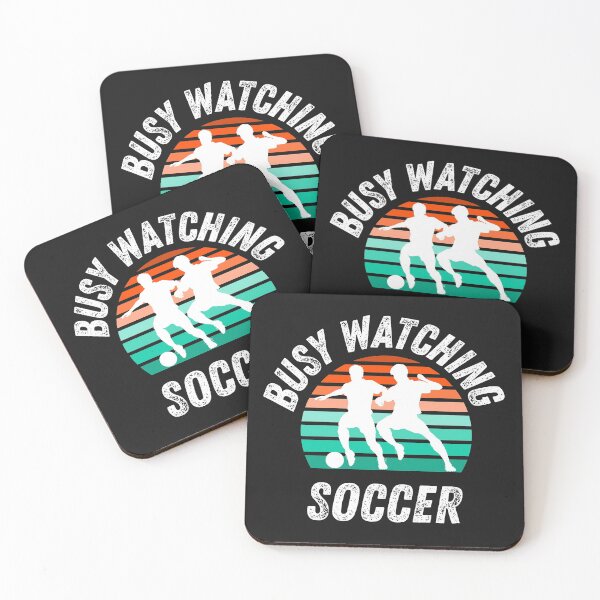Item preview, Busy Watching Soccer Dribbling Silhouette Novelty Gift designed and sold by Marathon-Runner.