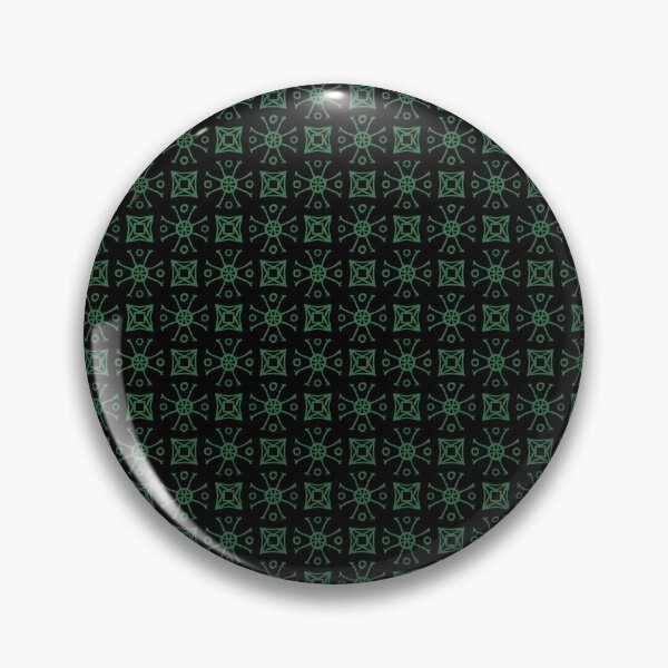 Item preview,  Geometric Pattern Doodly Black Green  designed and sold by Antava.