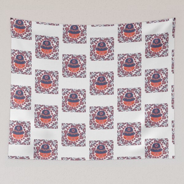 Item preview, Cute Cat with flowers and butterflies designed and sold by CATSandHATS.