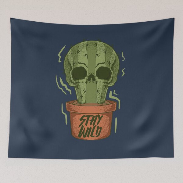 Item preview, cactus skull plant cactus funny designed and sold by V A R G A S S T Y L E.