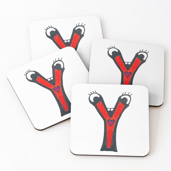 Item preview, Y is for You  : Letter Y Alien Robot designed and sold by StudioZeta.