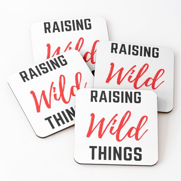 Item preview, RAISING WILD THINGS sarcastic quote sticker [P-Q 159][837]  designed and sold by HIPNOTIZAR  CRAFTS.