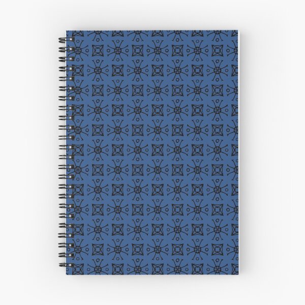 Item preview,  Geometric Pattern  Doodly Blue Black designed and sold by Antava.