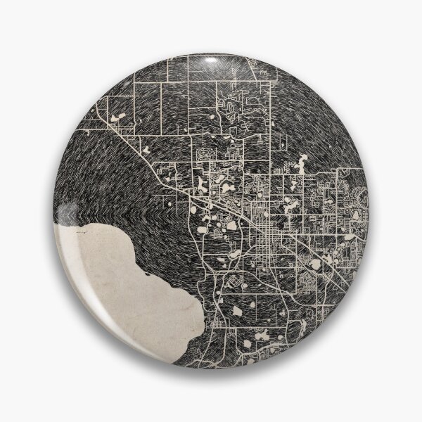 Item preview, APOPKA map Florida Ink lines designed and sold by InkMaps.