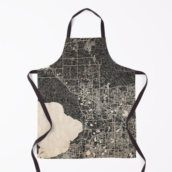 Item preview, APOPKA map Florida Ink lines designed and sold by InkMaps.