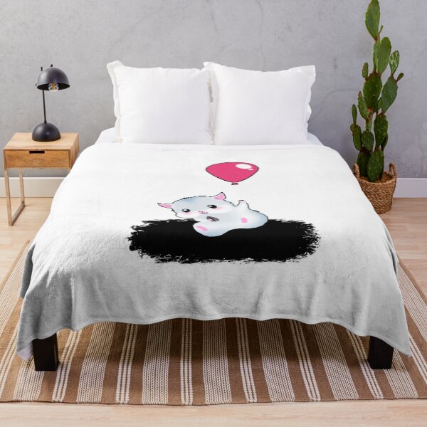 Item preview, A Hamster Rises From A Black Hole With A Pink Balloon designed and sold by Paulina Vanlife.