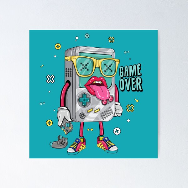 Item preview, Retro Arcade Emulator Game , Game Over designed and sold by DigitalArts24.