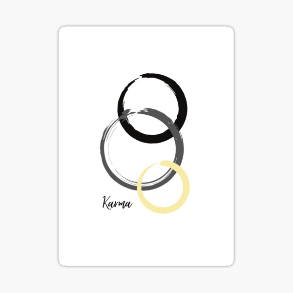 Karma Halo Sticker