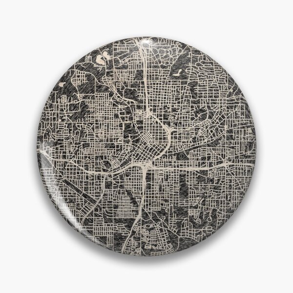 Item preview, ATLANTA map Georgia Ink lines designed and sold by InkMaps.
