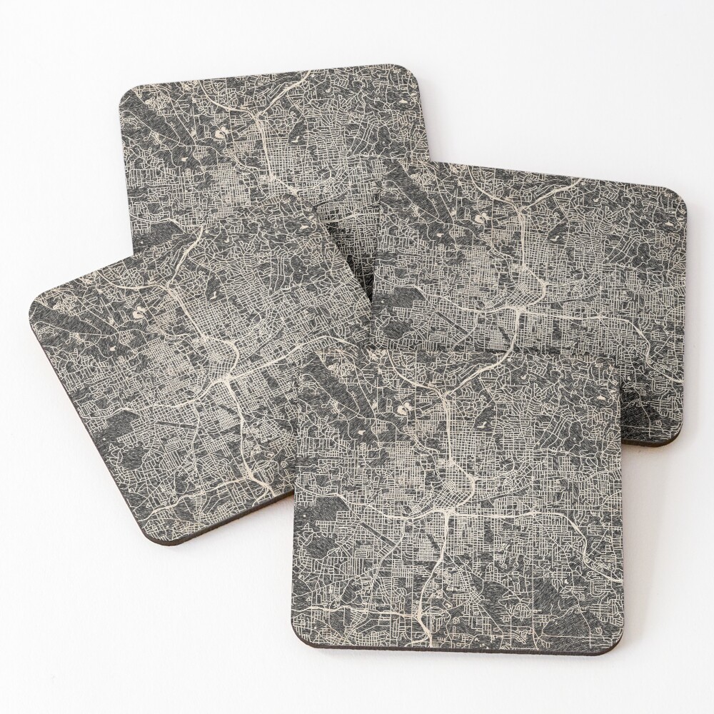 Item preview, Coasters (Set of 4) designed and sold by InkMaps.